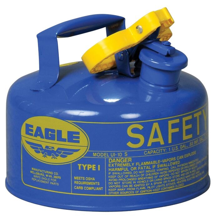 1-Gal Kerosene Can. NO Funnel, Blue - manufacturer product image 1