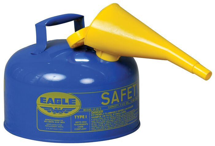 2-Gal Kerosene Can WITH Funnel, Blue - manufacturer product image 1