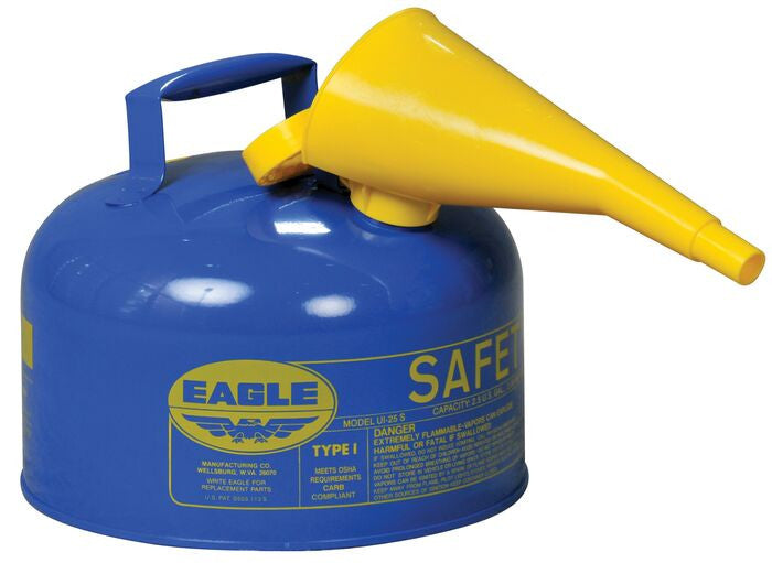 2.5-Gal Kerosene Can WITH Funnel, Blue - manufacturer product image 1