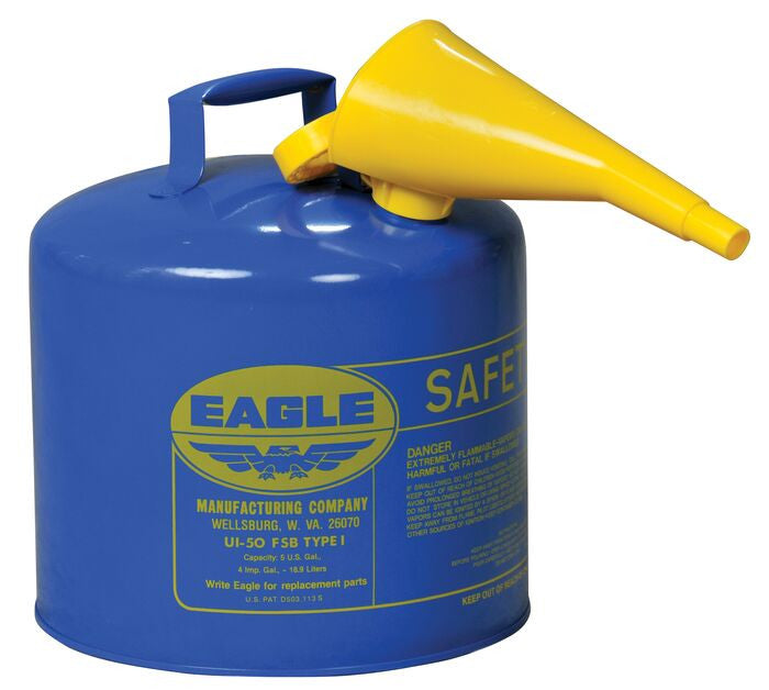 5-Gal Kerosene Can WITH Funnel, Blue - manufacturer product image 1