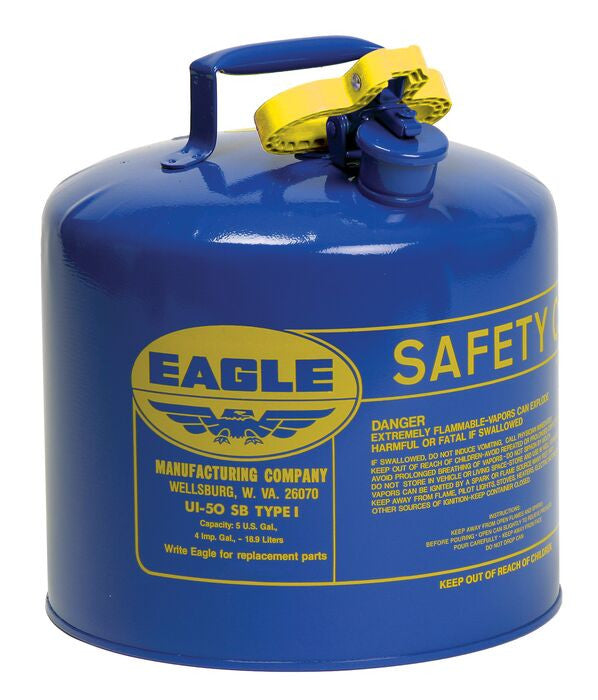 5-Gal Kerosene Can. NO Funnel, Blue - manufacturer product image 1