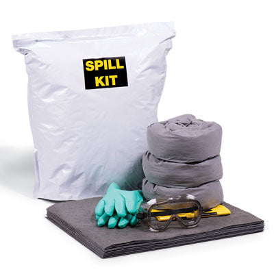Foil Bag Spill Kit, Universal, 4.8 gal capacity - Spill Kits