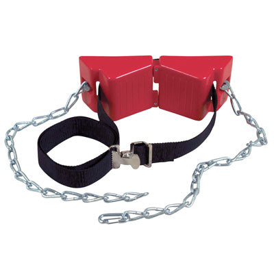 Wall Mount HDPE Gas Cylinder Bracket w/ Steel Chain - Gas Cylinder Storage