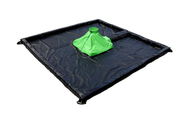 Oil Wellhead Berm with Hood, 22 oz capacity - Spill Containment Berms