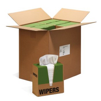 White Shop Towel Wipers, Light Duty, POP-UP BOX (DISCONTINUED)