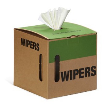 White Shop Towels, Med. Duty, C-PULL ROLL BOX (DRC) - Industrial Wipes & Rags